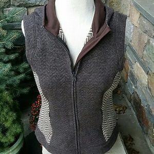 Prana wool blend hooded vest